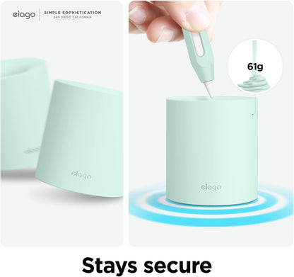 elago Pencil Stand Compatible with Apple Pencil Pro, Apple Pencil (1st & 2nd Generation) and Apple Pencil (USB-C) and Any Tablet Stylus with or Without Pencil Case or Sleeve [Black]
