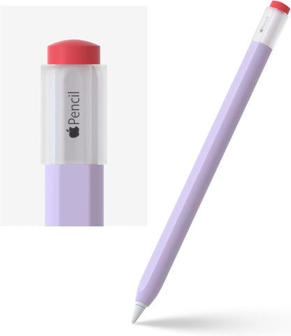 ELETIUO Silicone Case Compatible with Apple Pencil 2nd Generaion&Apple Pencil Pro Cover,Protective Holder Grip Sleeve with Cap Accessories Compatible with iPad Pro 11 12.9 inch,Yellow