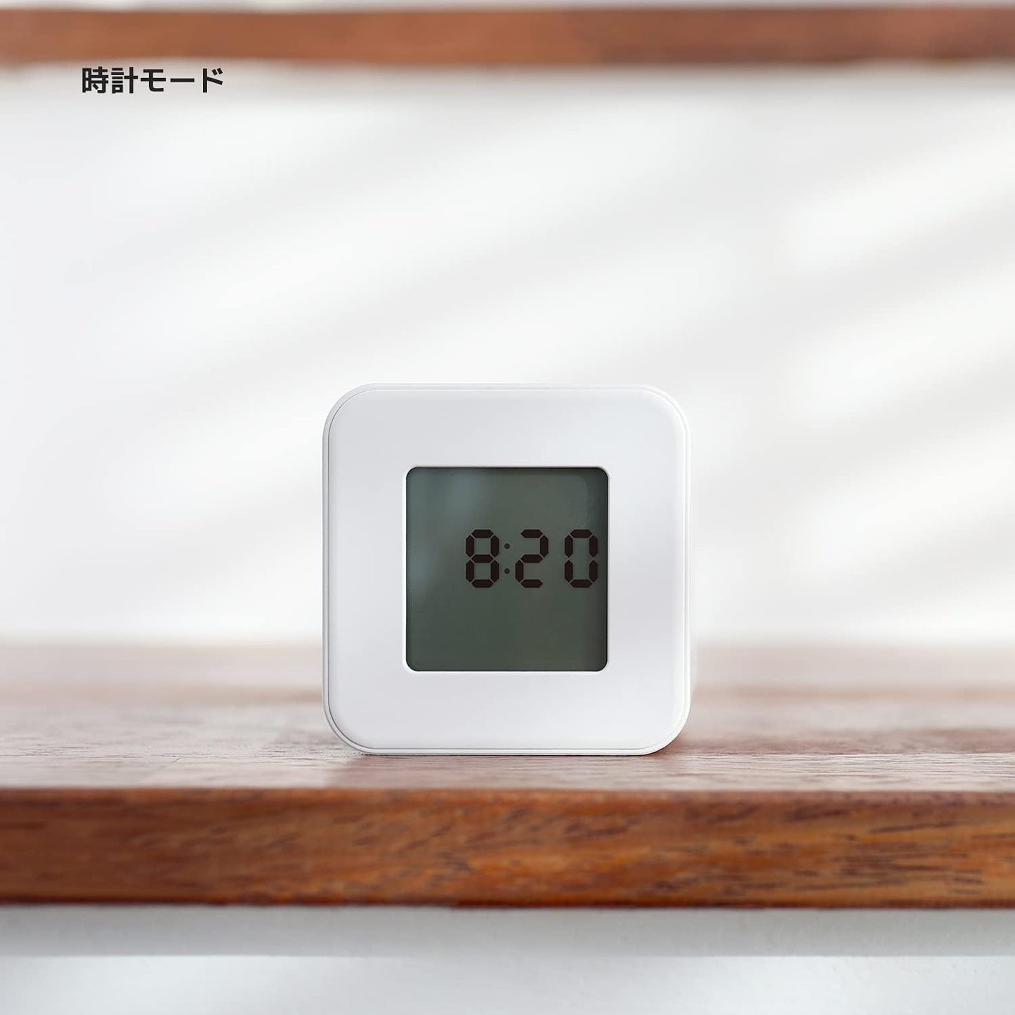 mooas Multi Clock Time Cube Timer (White), Alarm & Backlight Desk Productivity for ADHD Kids Classroom Study, Kitchen, Cooking, Desk, Office, Time Management 5,15,30,60 min Timer Various Setting