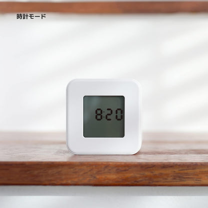mooas Multi Clock Time Cube Timer (White), Alarm & Backlight Desk Productivity for ADHD Kids Classroom Study, Kitchen, Cooking, Desk, Office, Time Management 5,15,30,60 min Timer Various Setting
