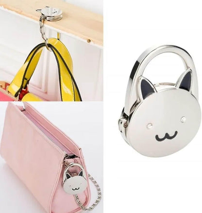 KSMD Purse Hooks for Table & Bars, Portable Handbag Holder - Foldable Table Hook Hanger