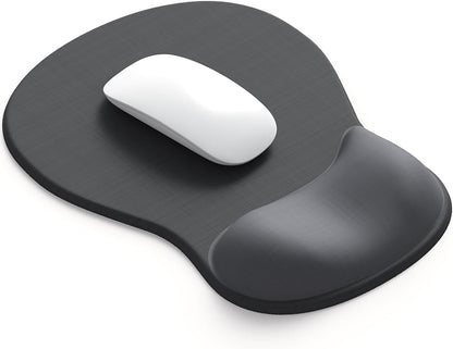 ErgoComfort Gel Wrist Rest Mouse Pad-Ergonomic Office Mousepad with Wrist Support-Non-Slip, Design Desk Accessories Mat for Home&Game Decor (06Mocha Sand)