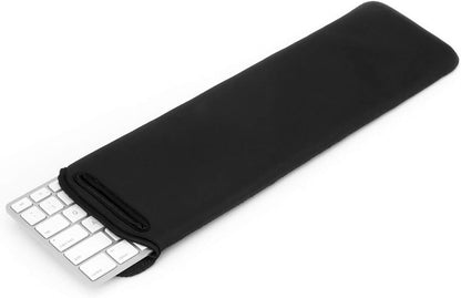 GRIFITI Chiton Fat 17 7" x 18" Neoprene Keyboard Sleeve Cover for 17 Inch 10key Mechanical & Standard Keyboards Portable Case - Extra Pocket for Cable, Mouse, Gaming Trackpad or Computer Tenkeyless