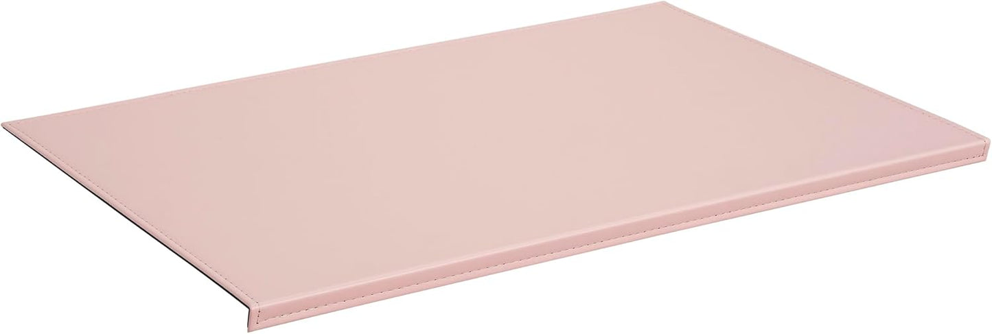 AKOZLIN 35.4"x 18.9" Soft PU Leather Surface Office Desk Mouse Mat Anti-Push Pad with Full Grip Fixation Lip Table Blotter Edge-Locked Protector