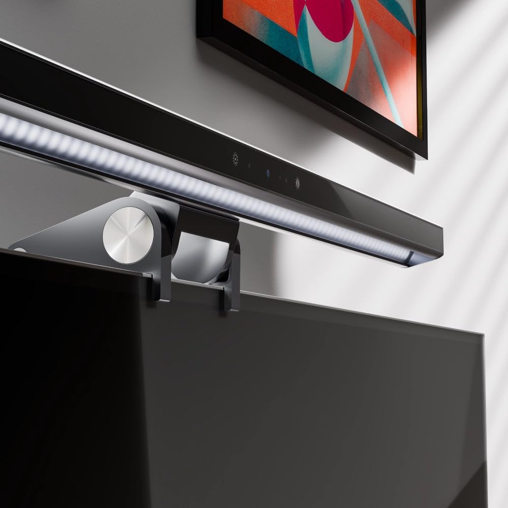 ALOGIC Illuminate USB-C Light Bar with 4k Autofocus Webcam | Monitor Light