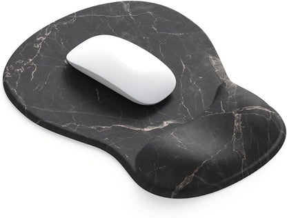 ErgoComfort Gel Wrist Rest Mouse Pad-Ergonomic Office Mousepad with Wrist Support-Non-Slip, Design Desk Accessories Mat for Home&Game Decor (06Mocha Sand)