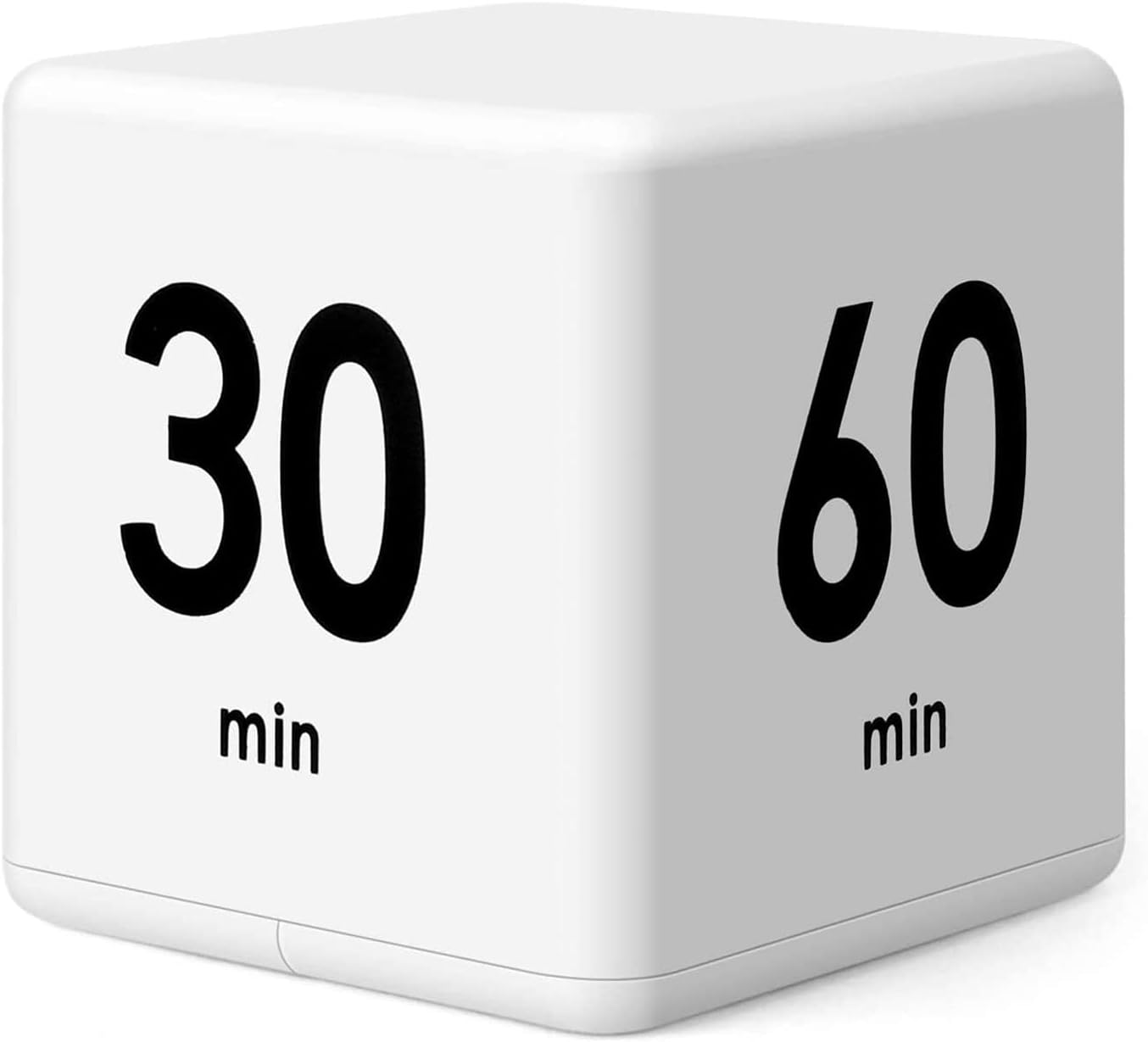 Cube Timer, Kids Timer with Gravity Sensor Flip 15 20 30 60 Mins Countdown Settings for ADHD, Time Management, Classroom, Productivity Workout, Kitchen, Cooking, Study (Pink)