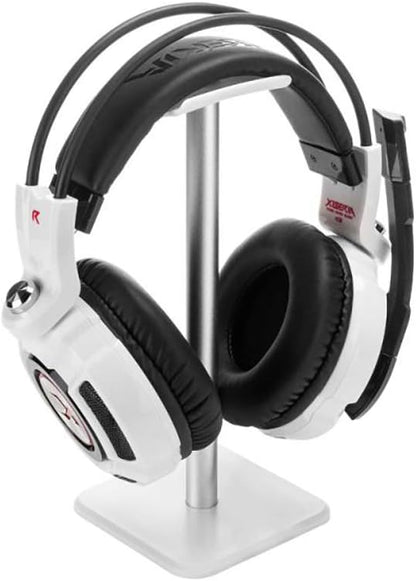 Headphone Stand, Universal Aluminum Metal Holder for AirPods Max, HyperX Cloud II, Xbox One, Turtle Beach, Sennheiser, Sony, Bose, Beats PC Gaming Headset Display & Bluetooth Headphones (Black)
