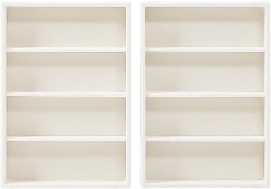 Byken 2 Pcs Sunglasses Organizer,4 Grid Eyeglass Jewelry Storage Tray for Drawer,Beige White