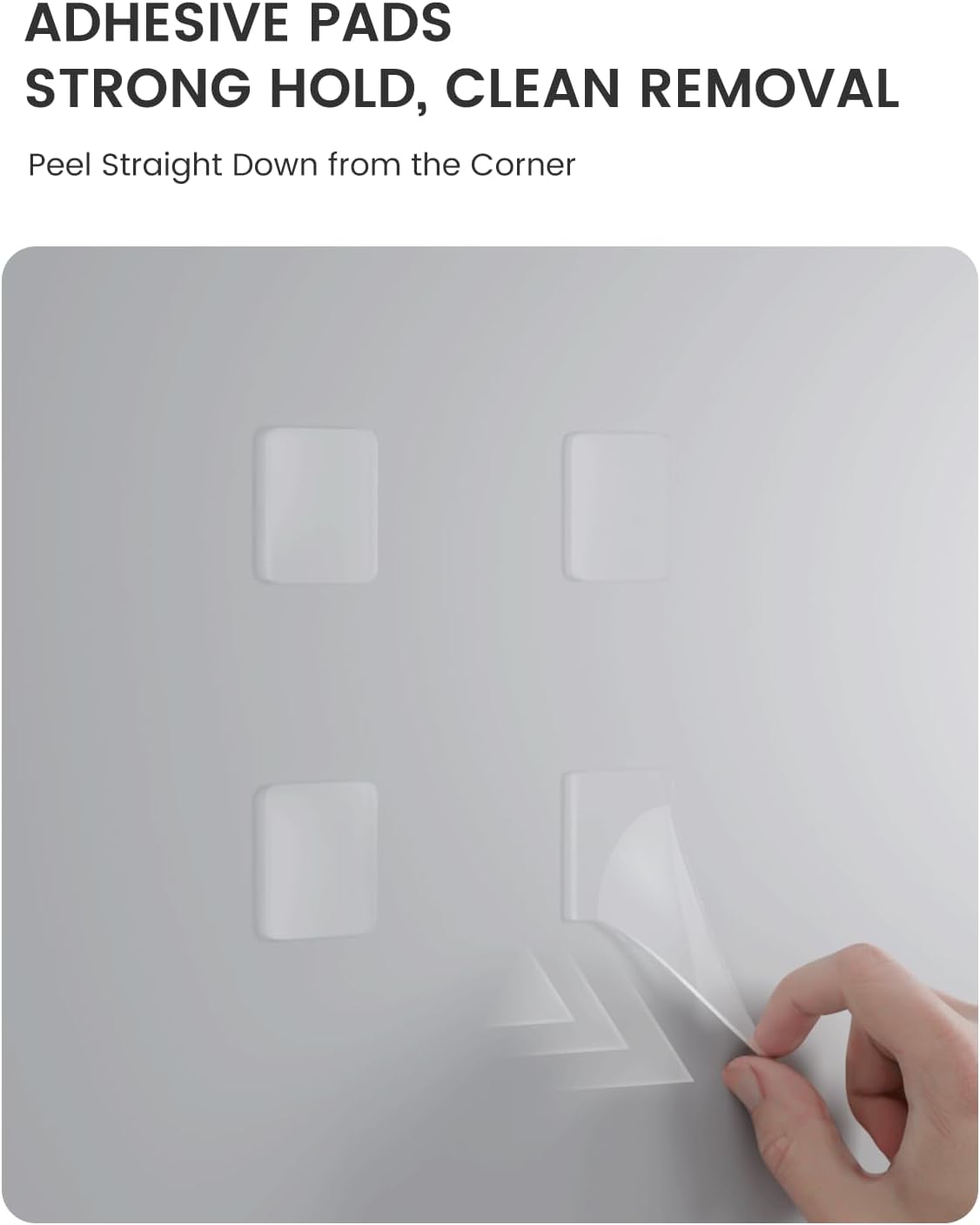 Fluxynara Cork Board Alternative Felt Strip Board 8-Pack 13"x2", Office Pin Board with 50 Push Pins, Adhesive Install for Bedroom Door & Home Office(Linen Dusk)