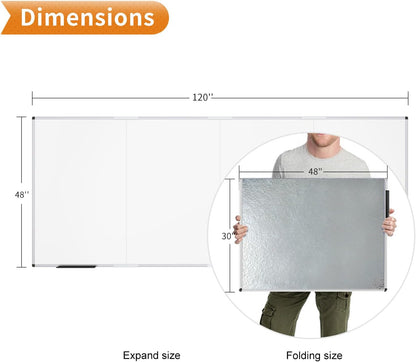 VIZ-PRO Magnetic Dry Erase Board, 24 X 18 Inches, Silver Aluminium Frame
