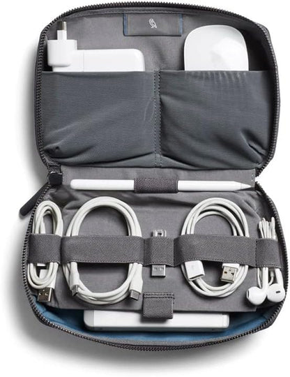 Bellroy Tech Kit (Tech Accessories Organizer Pouch, Zipper Closure Design, Stores Power Bank, Phone Charger, Cables & More, Internal)