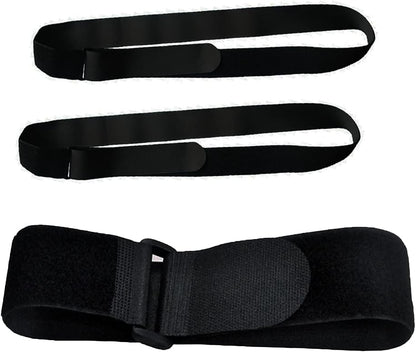 Fastening Nylon Strap with Buckle,10Pack Reusable Self-Adhesive Hook and Loop Cable Securing Straps,Adjustable Cinch Straps for Cords Organized and Tidy(1" x 8")