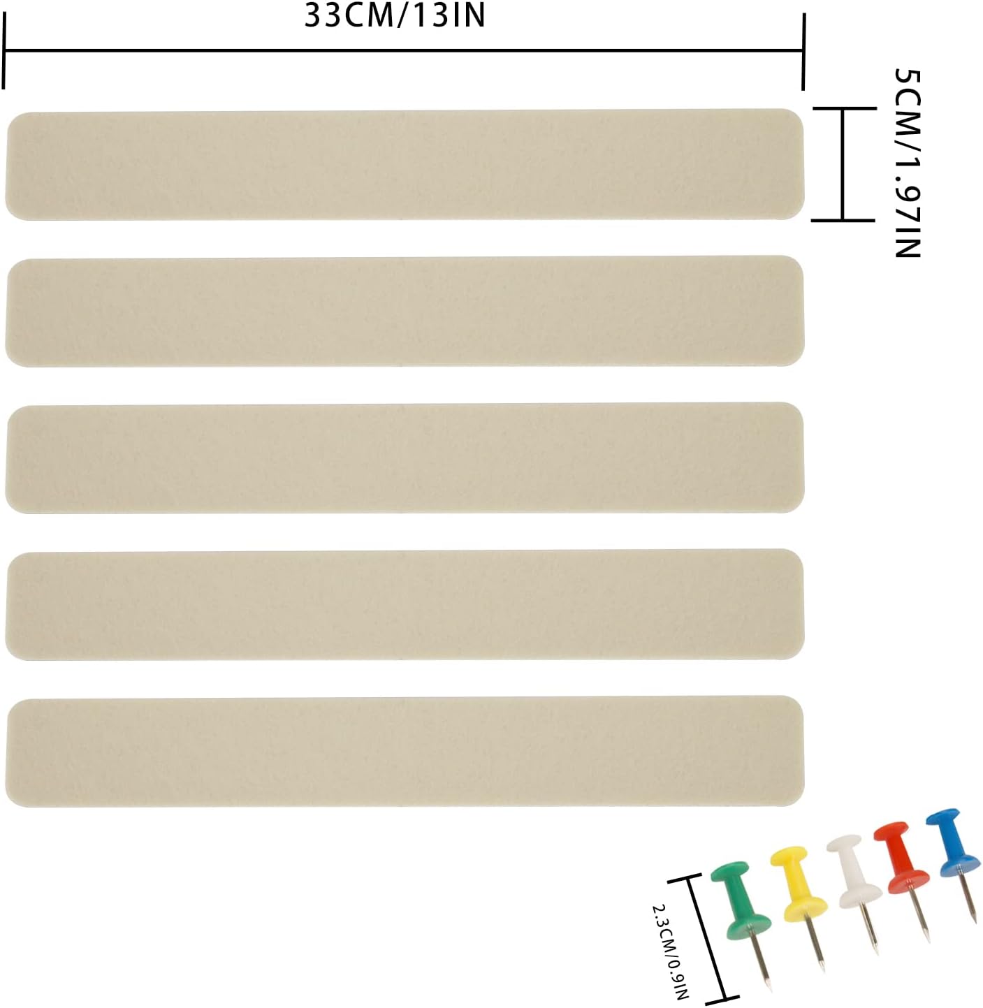 Bulletin Board Cork Board Cork Boards for Walls Cork Board for Office Pin Board Bulletin Boards for Walls (Brown)