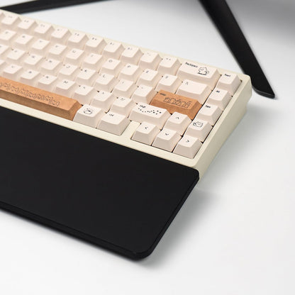 Ergonomic 75% Keyboard Wrist Rest-12.8" Silicone Non-Slip Keyboard Cushion, Computer Wrist Rest, Relief of Hand Pain(Grey)