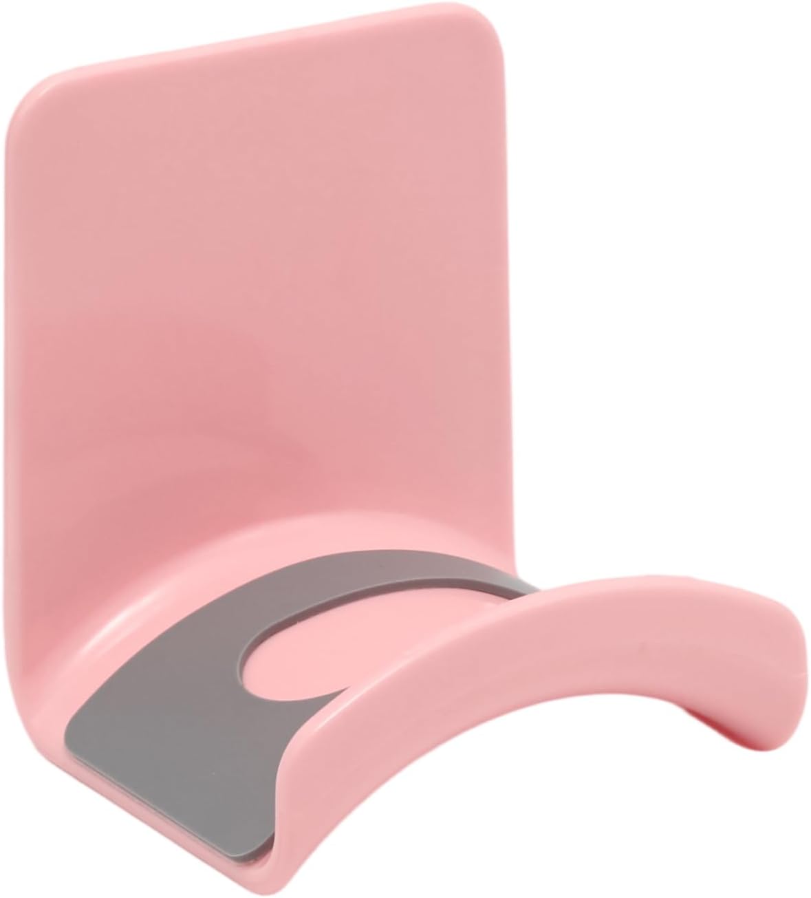 1Pcs Pink ABS Plastic Headphone Stand Hanger, Hanging Headset Holder Hook Under Desk, Adhesive Earphones Hangers for Desk Headphone Hanger, Most Headphones and Controller