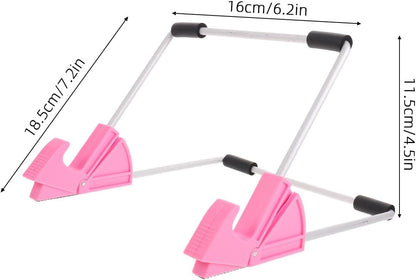 Holibanna Tracing Board Bracket Stand: Adjustable Light Board Stand for Tracing - LED Copy Pad Light Box Holder for Desktop Art Studio Painting and Sketching Pink