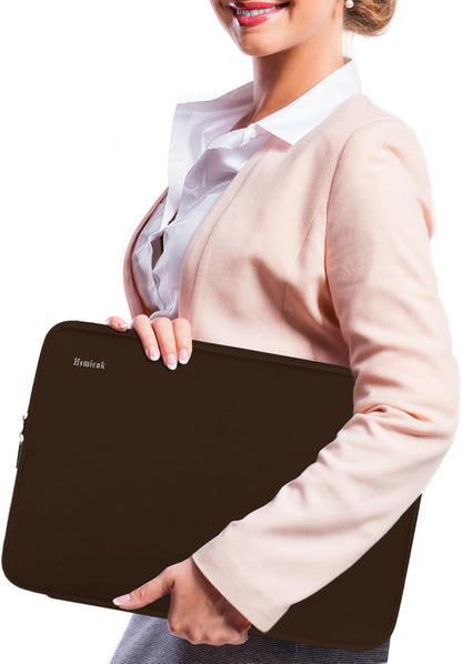 Laptop Sleeve 15.6 Inch, Durable Shockproof Protective Cover Flip Case Briefcase Carrying Computer Bag Case Compatible with 15.6 Inch HP, ASUS, Lenovo, Acer, Notebook, Computer, Black