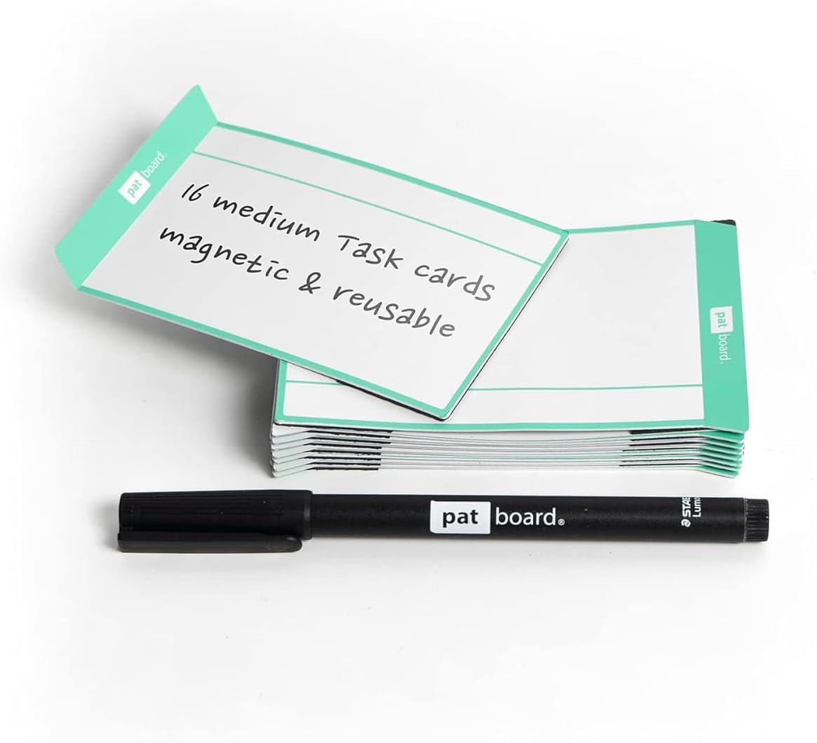 PATboard Scrum Board and Kanban Board Medium TASKcards Magnetic - Mint Green