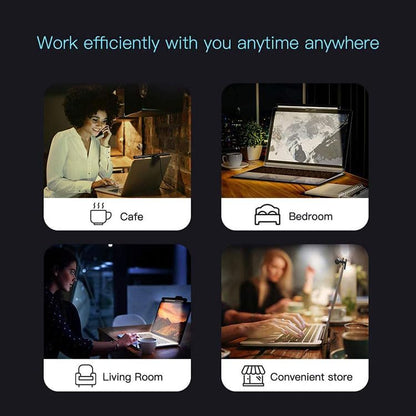 CATPOWER Portable Laptop Monitor Light Bar with USB Connection, e-Reading LED Task Lamp, 3 Color Temperature Settings, 10 Levels of Brightness Adjustment, No Glare on the Screen, Saves Space
