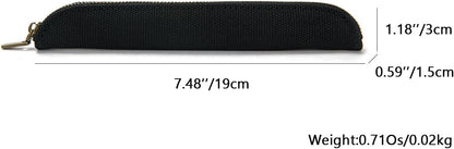 Pencil Case Durable Pencil Pouch for Pens School Featuring Oxford Lap Design (Khaki,Oxford)