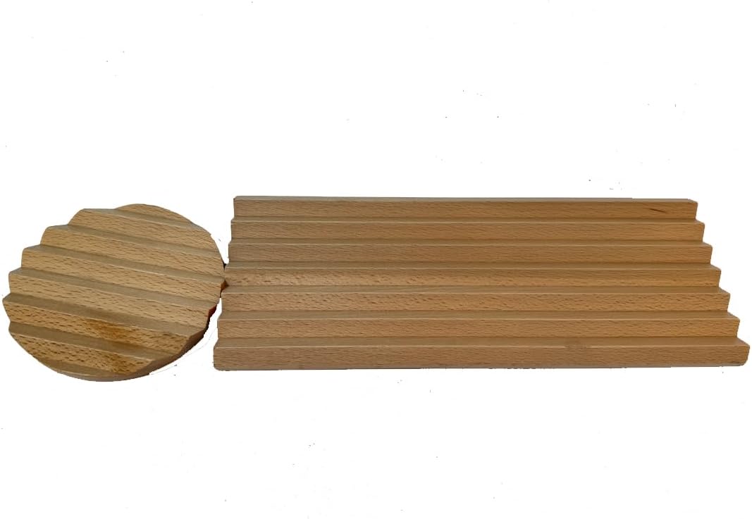 Pen Holder Wave Pen Tray Wooden Desk Organizer,Pencil Holder,Fountain Tray,Pencil Organizer for Desk (Walnut)