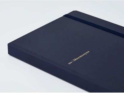 Maruman Mnemosyne Lined Notebook- Vertical A5, 5.83" x 8.27", 70 Sheets / 140 Pages, 7mm College Ruled With Center Line Journal, Perforated Pages & Wire-Bound to Lay Flat, Black, Made in Japan - Colors B