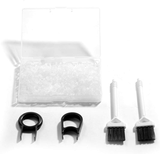 Litorange Silicone 500PCS 40A Clear Universal O-Ring Switch Dampeners Keycap Sealing Gasket Washer (Better Than Rubber) for Cherry MX Switch Keyboard and Mechanical Keyboard Keys Dampers