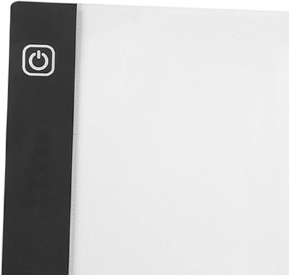 Art Tracing Light Box, A5 Size Chargeable Cordless Dimming Tracer Pad Board 3 Level Dimming Brightness Adjustable LED Light for Art Craft Sketching