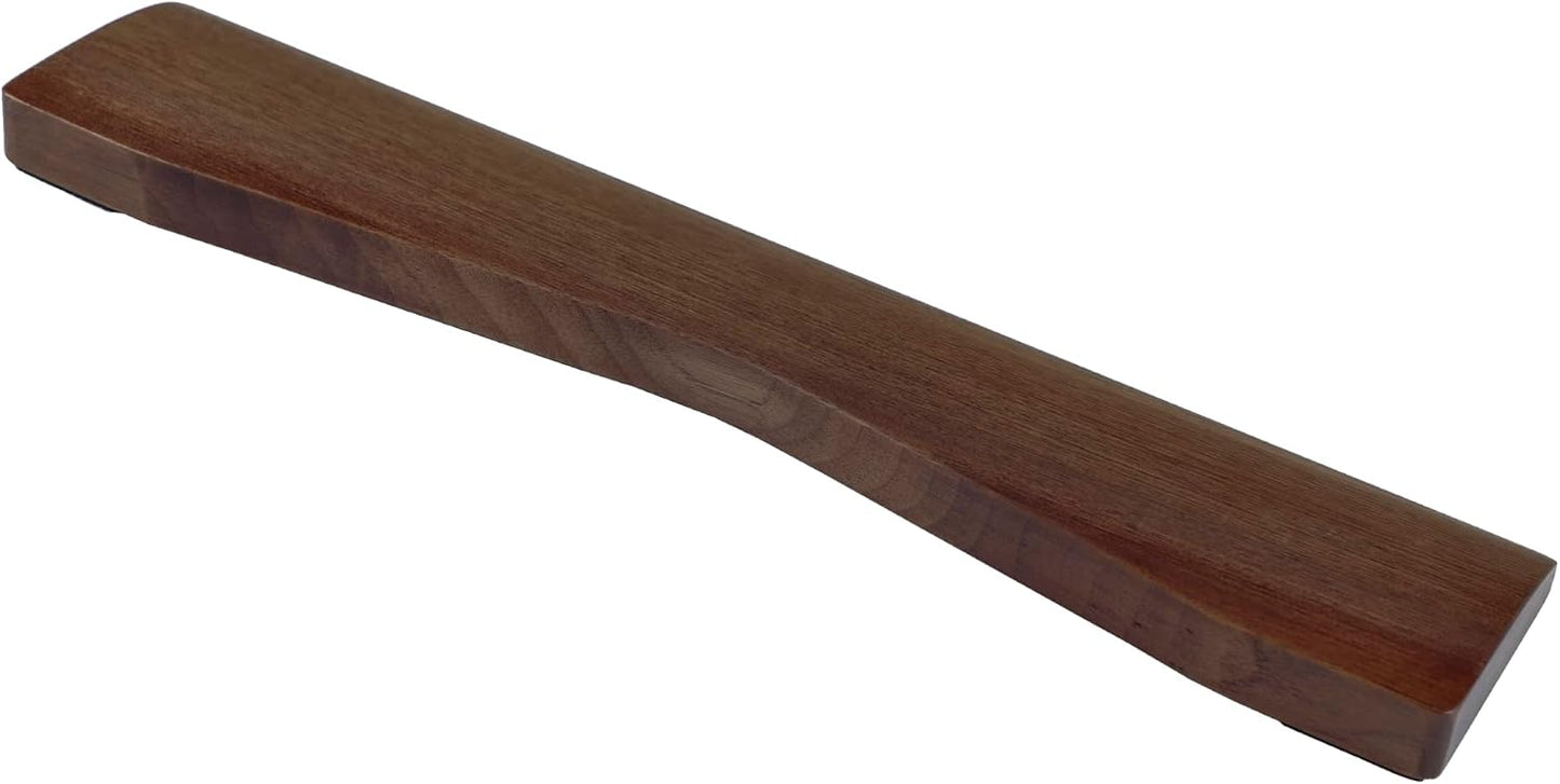 2 pcs Mini Wood Wrist Rest Portable Movable Solid Wooden Walnut Beech for Most Mechanical Keyboard Numpad Sp64