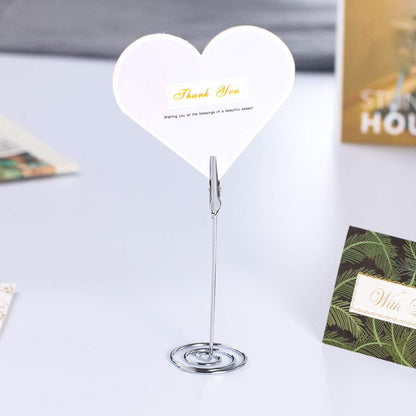 Artliving 12pcs Place Card Holder Memo Holder Clip Photo Holder Table Number Holder