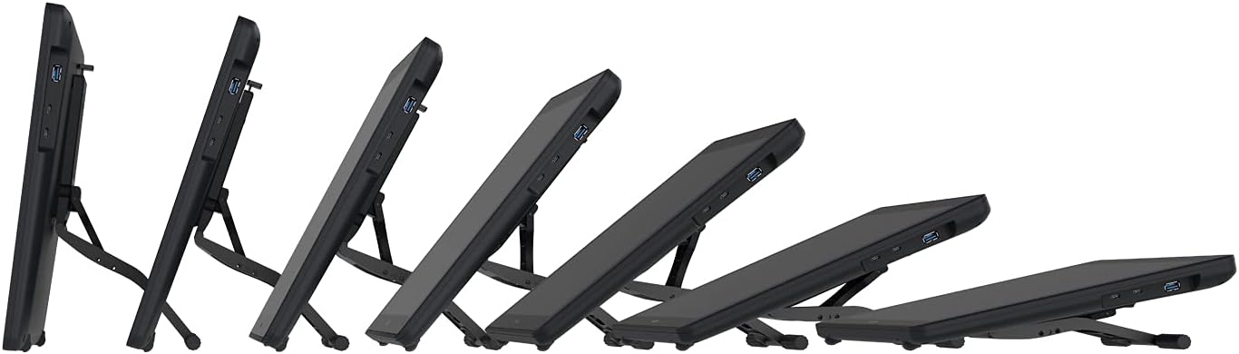 HUION ST100A Adjustable Drawing Tablet Stand for Pen Displays, Adjustable VESA Mount Desk Stand, Suitable for Kamvas 20/22/22 Plus/24/24 Plus and Kamvas Pro 24(4K)