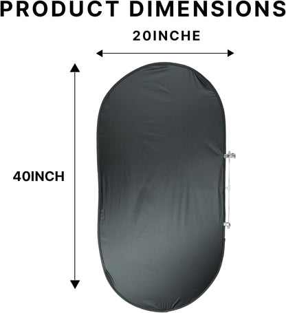 Comastbo Office Desk Window Glare Shade, Privacy for Office, Monitor Glare Protector,Desk Shade to Block Front Side Light