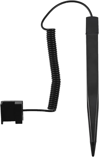 Stylus Pen, Professional Spring Resistance Stylus Pen Professional Spring Pen Pressure Sensitive Pen with Spring Rope w/Pen Holder for POS, Pos, Order Machine, Tax Printer