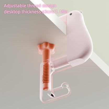 3PCS Thinking Duck Foldable Desk Hook for Bag – Adorable Non-Slip Bag Holder for Table, Compact Portable Desk Hook for Office, Home(Holds 11 lbs)
