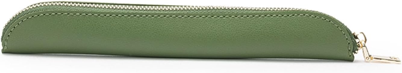 Pencil Case Durable Pencil Pouch for Pens School Featuring Oxford Lap Design (Khaki,Oxford)