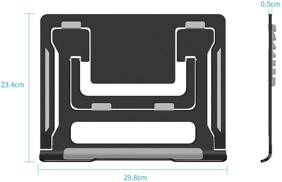Adjustable Drawing Tablet Stand Drawing Pen Display Aluminum Ventilated Stand Holder for Wacom One, Cintiq 13/16, XP-Pen Artist 12/13.3/15.6 and Huion Kamvas 12/13/15.6