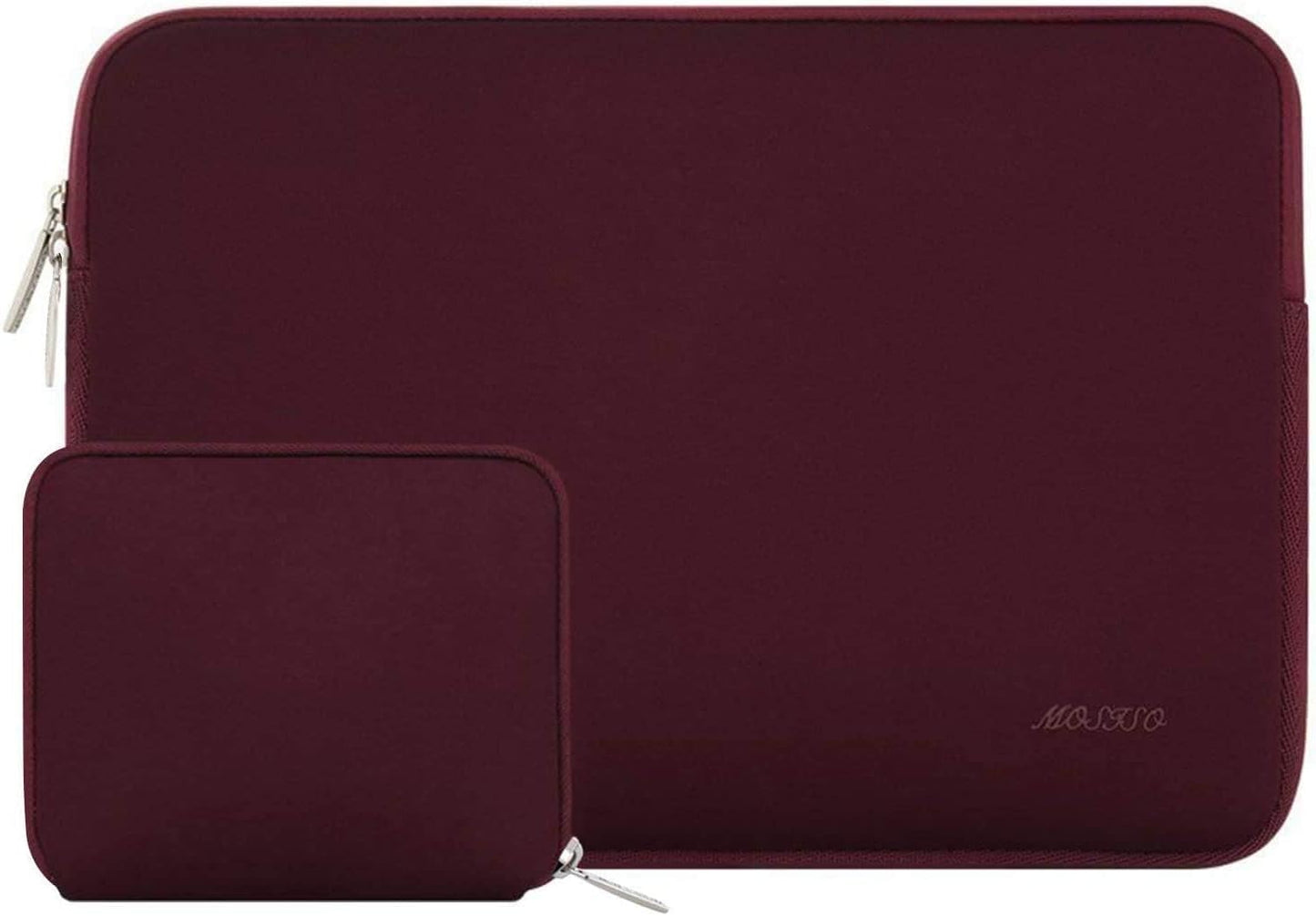 MOSISO Laptop Case 13.3 inch, 13-13.3 inch Laptop Sleeve Bag Compatible with MacBook Air/Pro 13/Pro 14 M5 M4 M3 M2 M1, HP Dell ASUS Lenovo, Neoprene Computer Sleeve Bag with Small Case, Baby Pink - Colors A