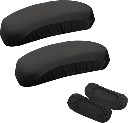 Kakalote Office Chair Armrest Covers, 1pair Stretchable Stretch Computer Chair Slipcover Desk Chairs Arm Cover for Office, Desk, Gaming Chairs (Black)