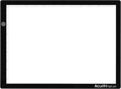 Acurit Artist LED Light Up Tracing Pad, for Tattoo Drawing, Streaming, Sketching, Animation, Stenciling