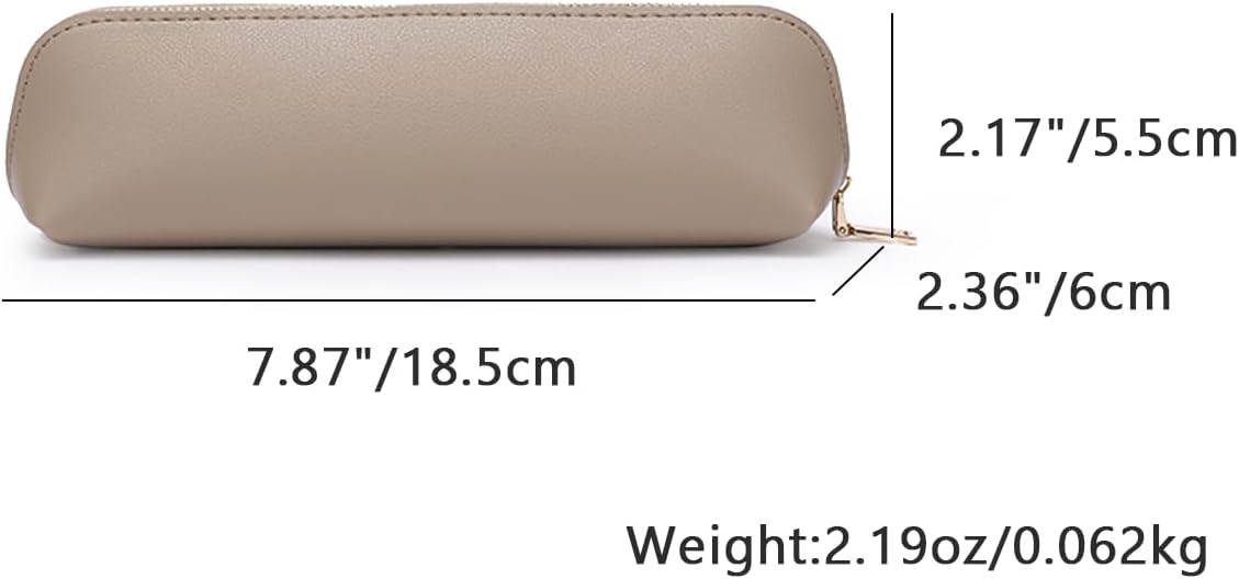 Canvas Pencil Case Cotton Canvas and Simple Multifunctional Pencil Bag Zipper Portable Storage (Black)