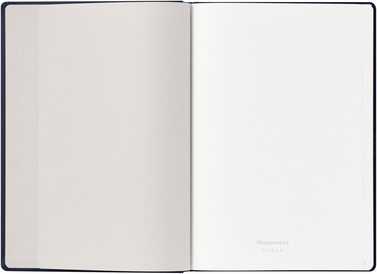 Maruman Mnemosyne Lined Notebook- Vertical A5, 5.83" x 8.27", 70 Sheets / 140 Pages, 7mm College Ruled With Center Line Journal, Perforated Pages & Wire-Bound to Lay Flat, Black, Made in Japan - Colors B