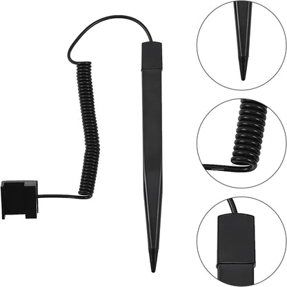 Stylus Pen, Professional Spring Resistance Stylus Pen Professional Spring Pen Pressure Sensitive Pen with Spring Rope w/Pen Holder for POS, Pos, Order Machine, Tax Printer