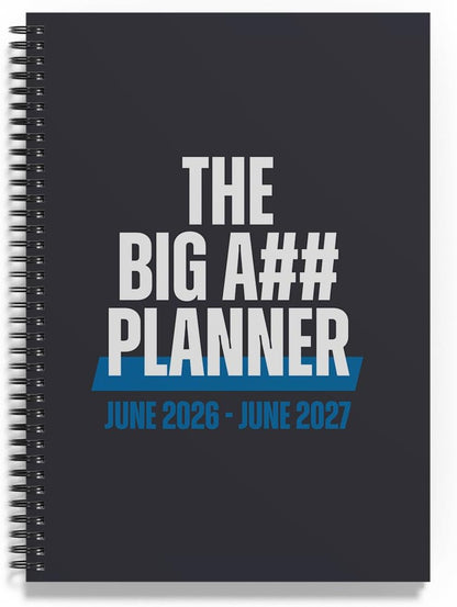 Academic Year Monthly Planner 2026–2027 – Mobile Desktop Calendar – Dry Erase Whiteboard – Fold-Out Design – Marker & Labels Included – 11x14" Expands to 22x14" – Navy Blue