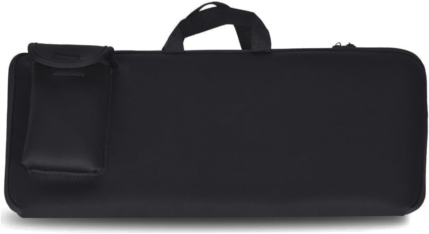 Wireless Keyboard Mouse Sleeve Travel Case Neoprene Shockproof Protective Keyboard Case for Logitech MK270 Wireless Keyboard And Mouse Combo (Black)