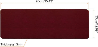 PATIKIL 24"x12" Desk Mat Protector, Felt Dual Side Mouse Pad Writing Mat for Office Home, Gray