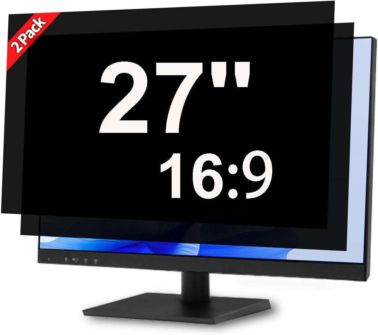 Hanging 15.6 Inch Laptop Privacy Screen Blue Light Screen Protector Anti Glare Anti-Scratch Laptop Privacy Screen Shield 15.6 Inch 16:9 Aspect Ratio