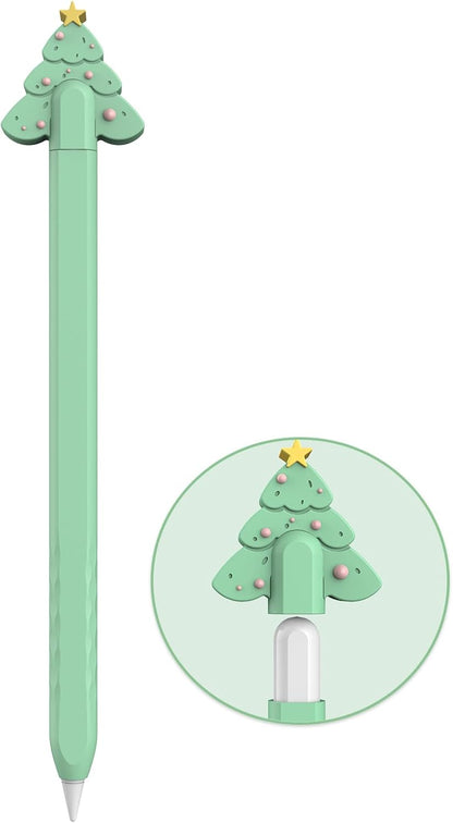 NIUTRENDZ Cute Bear Apple Pencil Case for Apple Pencil 2nd Generation Case Silicone Protective Cover Sleeve Skin Accessories (Brown, Apple Pencil 2nd Generation)