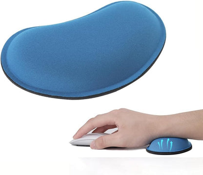 MXCOIRTP Wrist Rest for Mouse, Ergonomic Memory Foam Wrist Cushion Support Pad, Mouse Wrist Pad with Non-Slip Base for Typing Pain Relief, Office, Home, Gaming, Computer, Black