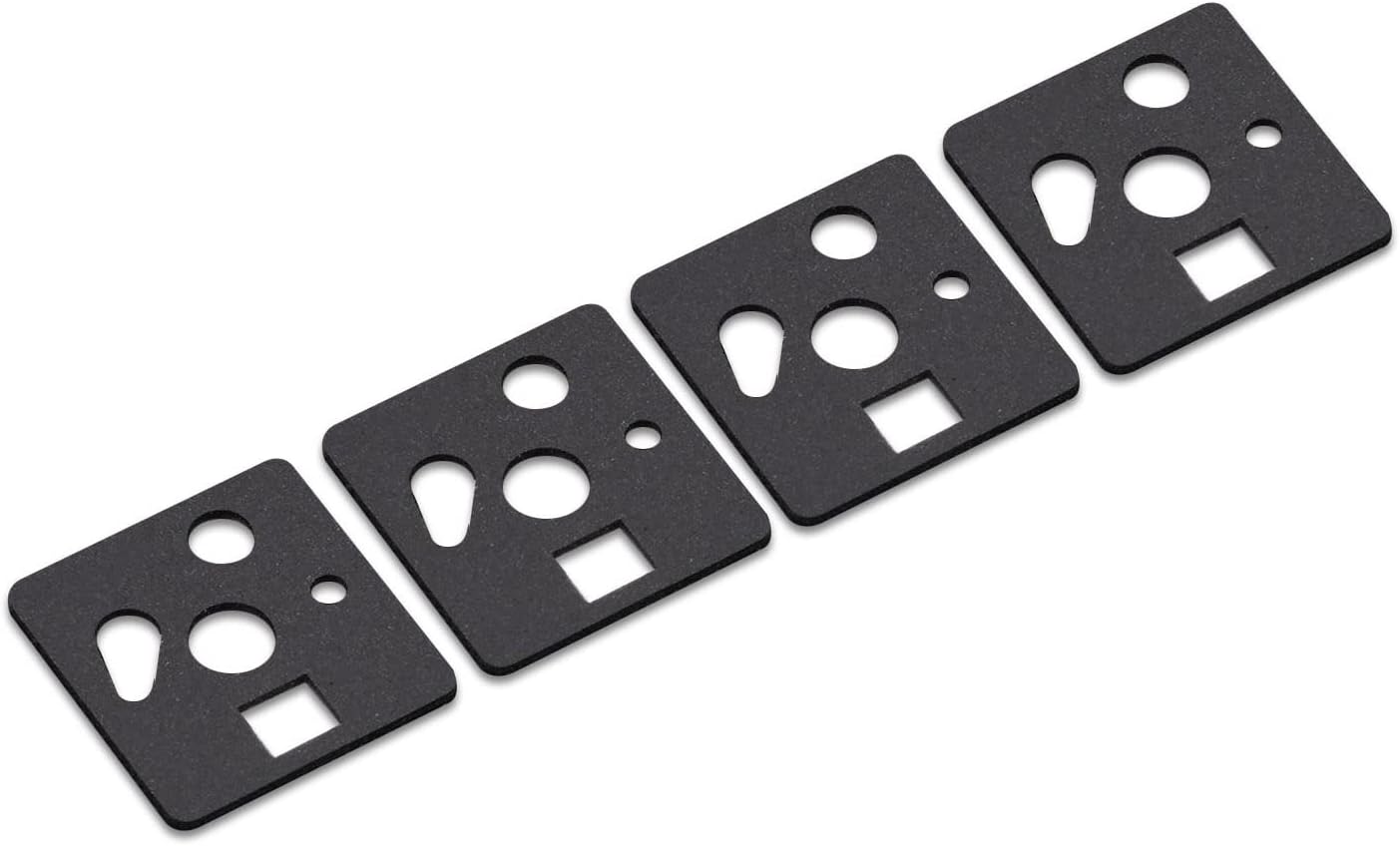 DUROCK Keyboard Switch Pads 0.5mm Poron Foam Swithes Pad Keyboard Switches Sound Dampeners for Hot Swap Mechanical Keyboards (Black, 120pcs)